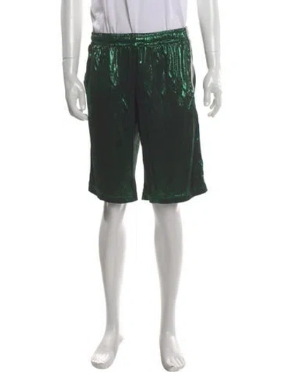 Pre-owned Gucci Jogger Shorts In Green