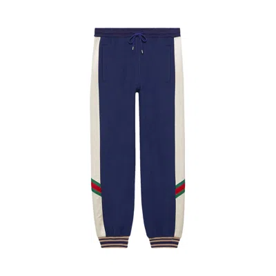 Pre-owned Gucci Jogging Pant 'blue' | Men's Size Xl