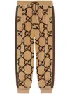 Gucci Striped Logo-jacquard Wool-blend Fleece Sweatpants