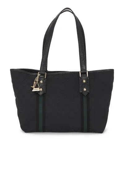 Pre-owned Gucci Jolicoeur Tote Bag In Black