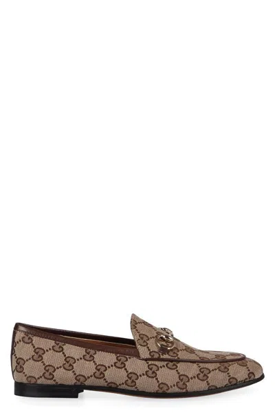Gucci Jordaan Fabric Loafers