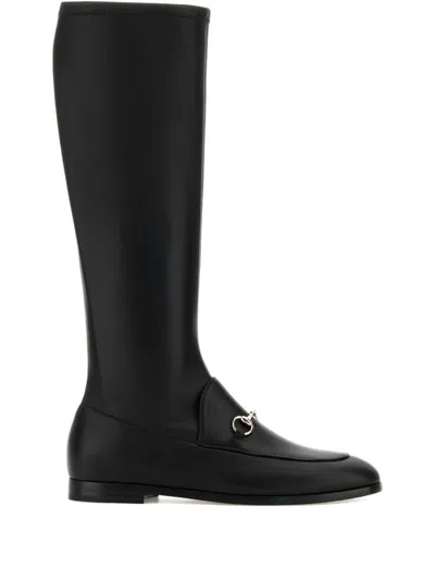 Gucci Jordaan Leather Boots