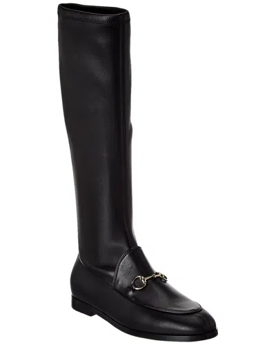 Gucci Ankle Boots With Flat Sole And Gold-tone Hardware In Black