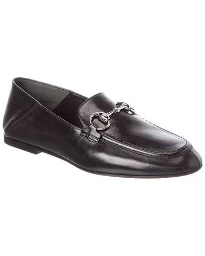 Gucci Jordaan Leather Loafer In Black