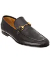 Gucci Men Jordaan Leather Loafers