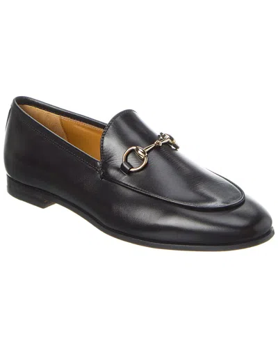 Gucci Jordaan Leather Loafer In Black