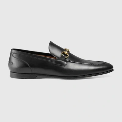 Gucci Jordaan Leather Loafer In Black