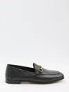Gucci Black Brixton Horsebit Leather Loafers In Black
