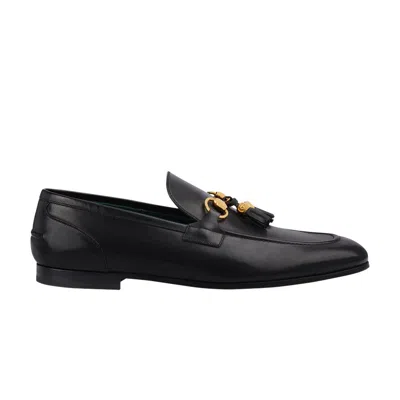 Pre-owned Gucci Jordaan Loafer 'black' | Men's Size 7.5