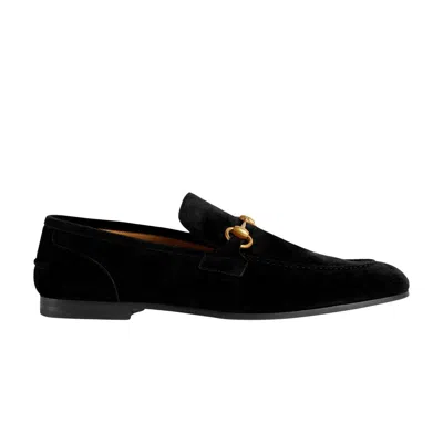 Pre-owned Gucci Jordaan Loafer 'black Suede'
