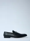 Gucci Leather Slip-on Loafers With Iconic Horsebit Detail In Black