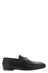 Gucci Men Black Loafers With Horsebit In Leather Man In Black