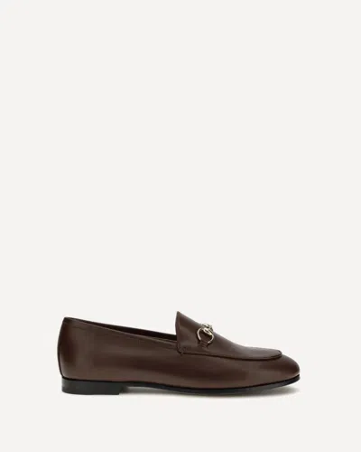 Gucci Jordaan Loafers In Brown