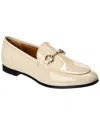 Gucci Jordaan Patent Loafer In White