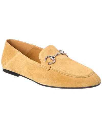 Gucci Jordaan Suede Loafer In Neutral