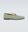 GUCCI JORDAAN SUEDE LOAFERS