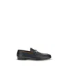 Gucci Leather Slip-on Loafers With Iconic Horsebit Detail In Black