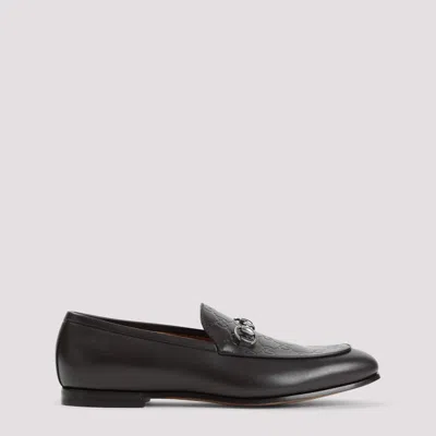 Gucci Jordy Loafers In Brown