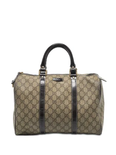 Pre-owned Gucci Joy Boston Tote Bag In Brown