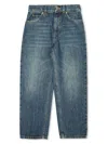 Gucci Kids Dark Wash Straight Jeans (4-12 Years) In Blue