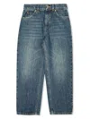 Gucci Kids Dark Wash Straight Jeans (4-12 Years) In Dark Blue Mix