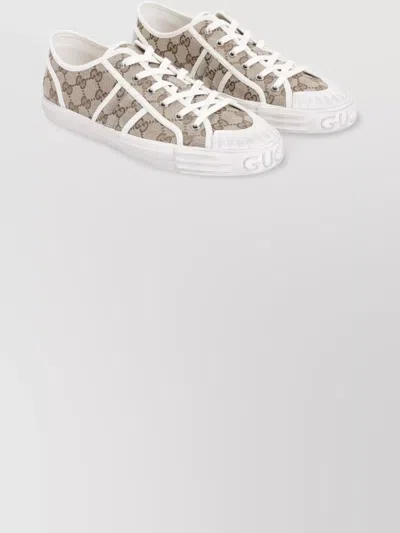Gucci Julio Gg Canvas Low-top Sneakers In Brown
