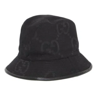 GUCCI GUCCI JUMBO GG BUCKET HAT 'BLACK'