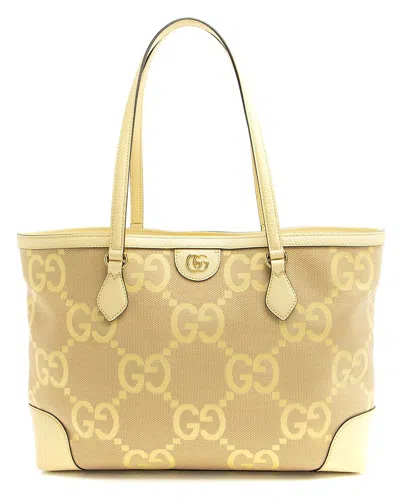 Gucci Jumbo Gg Canvas Ophidia Large Shopping Tote (authentic Pre-loved) In Pattern