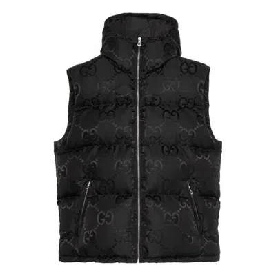 GUCCI GUCCI JUMBO GG CANVAS VEST 'BLACK'