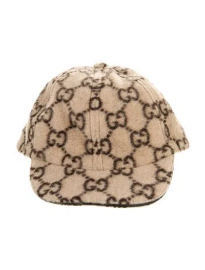 Pre-owned Gucci Jumbo Gg Cap In Neutral