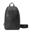 Gucci Mini Jumbo Gg Crossbody Bag In Black