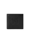 Gucci Jumbo Gg Leather Wallet In Black