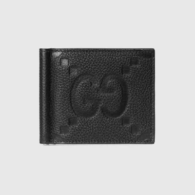 Gucci Jumbo Gg Money Clip In Black