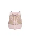 Gucci Mini Ophidia Bucket Bag In Beige