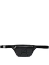 Gucci Jumbo Gg Small Belt Bag In Gray Black