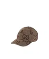 Gucci Jumbo Gg Wool Baseball Cap In Green