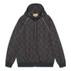 Gucci Reissverschlussjacke Mit Jumbo Gg Und Web In Black