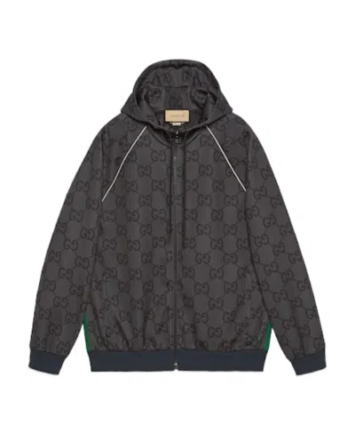 GUCCI GUCCI JUMBO GG ZIPPED JACKET