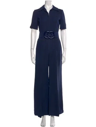 Pre-owned Gucci Jumpsuit In Blue