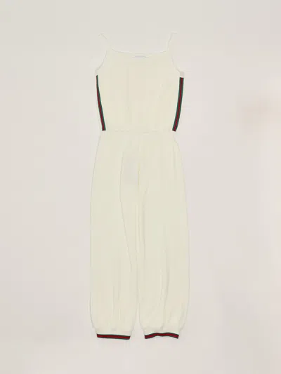 Gucci Kids' Jumpsuits Jump Suit In White