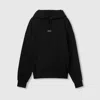 Gucci Kapuzenpullover Aus Baumwolljersey In Black