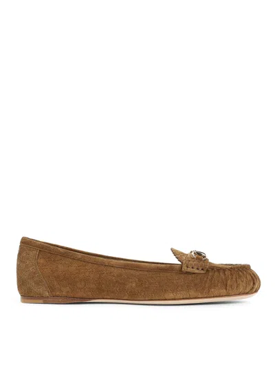 Gucci Kensigton Loafer Ballerina In Brown