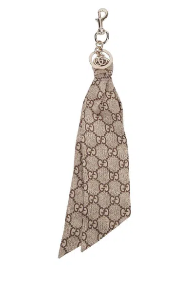 Gucci Leather Key Holder Ring Detail Accessory In Brown | ModeSens