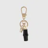 Gucci Keychain With Bamboo Details In Black