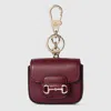 Gucci Keychain With  Horsebit 1955 In Burgundy