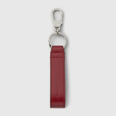 Gucci Keychain With Hook Closure In Red