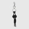 Gucci Keychain With Interlocking G In Black