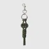 Gucci Keychain With Interlocking G In Green