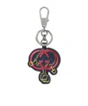 Gucci Keychain With Interlocking G In Pink