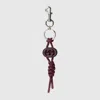 Gucci Keychain With Interlocking G In Red